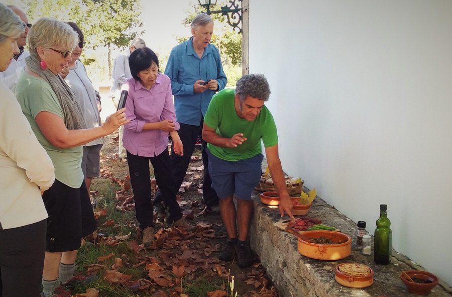 Maggie Beer with On Foot in Spain