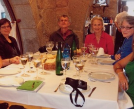 Dinner in Baiona Photo – L. Gerrish