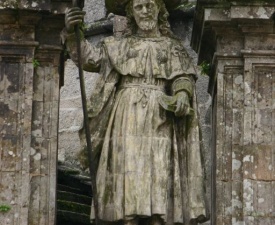 Spain santiago de compostela catedral portico